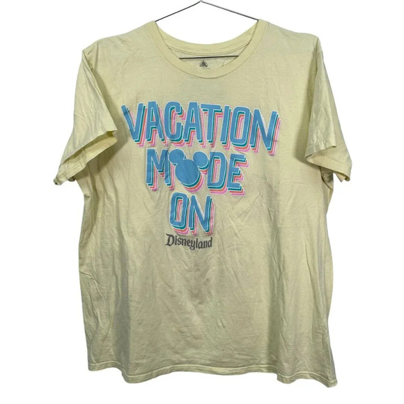 Disney Vacation Mode‎ Yellow T-shirt 2XL - Picture 2 of 5